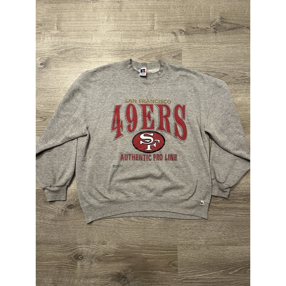 Vintage San Francisco 49ers Sweatshirt Size XL Crewneck Russell Athletic